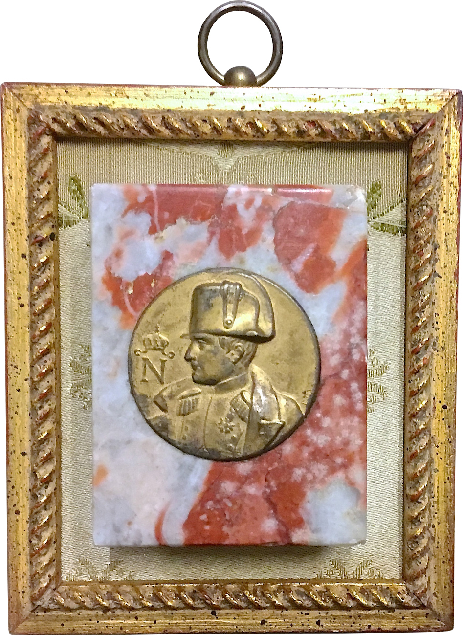 Antique Framed Napoleonic Medal~P77614189