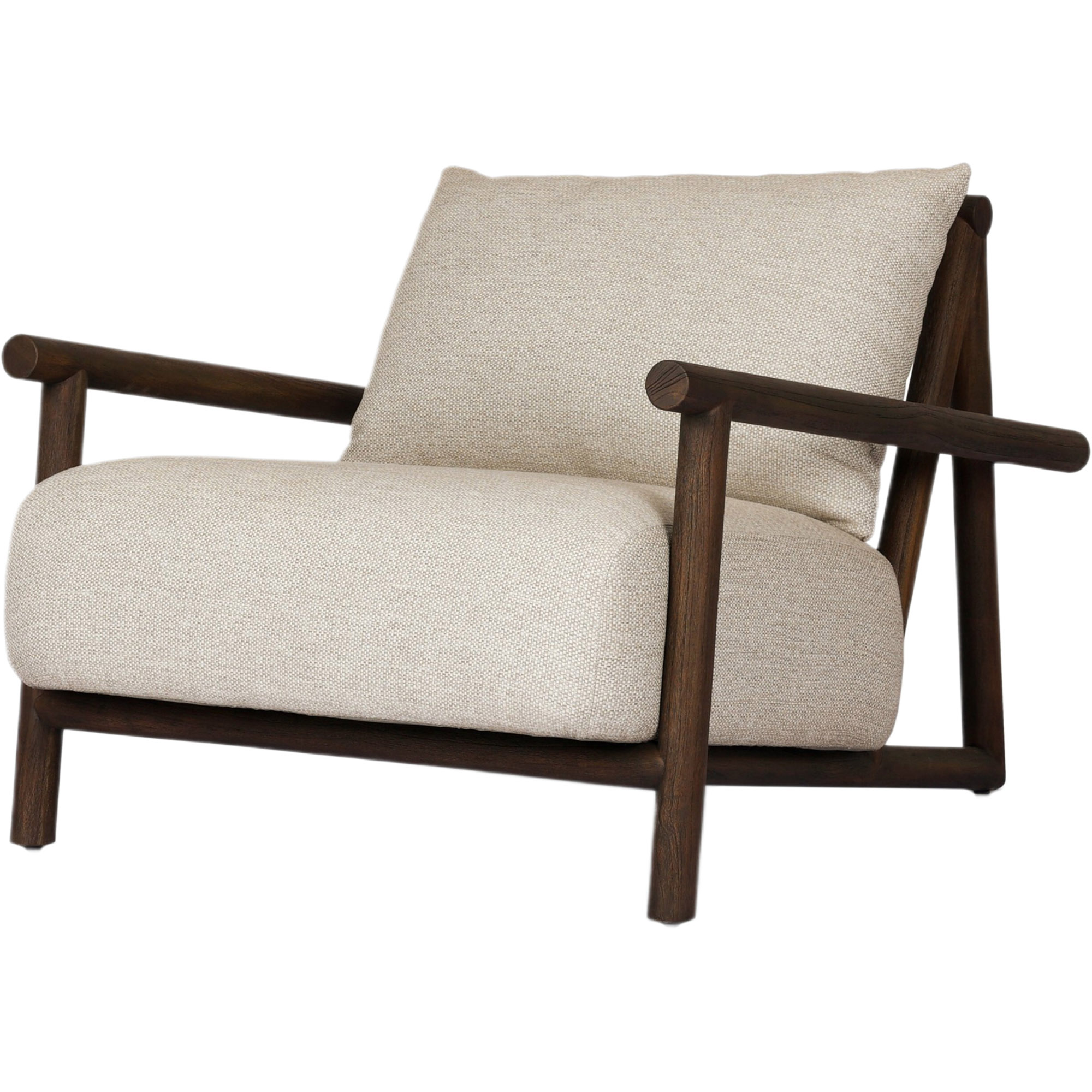 Dixie Teak Outdoor Lounge Chair, Faye Sand