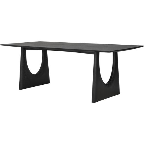 Geometric Dining Table, Black~P111123549