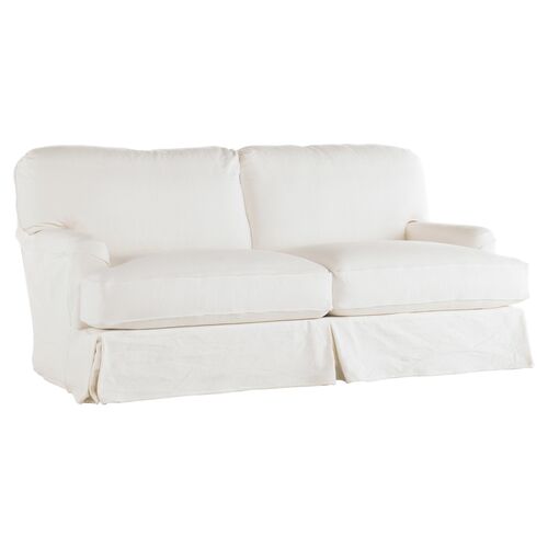 Dover Slipcovered Sofa, White~P76111819