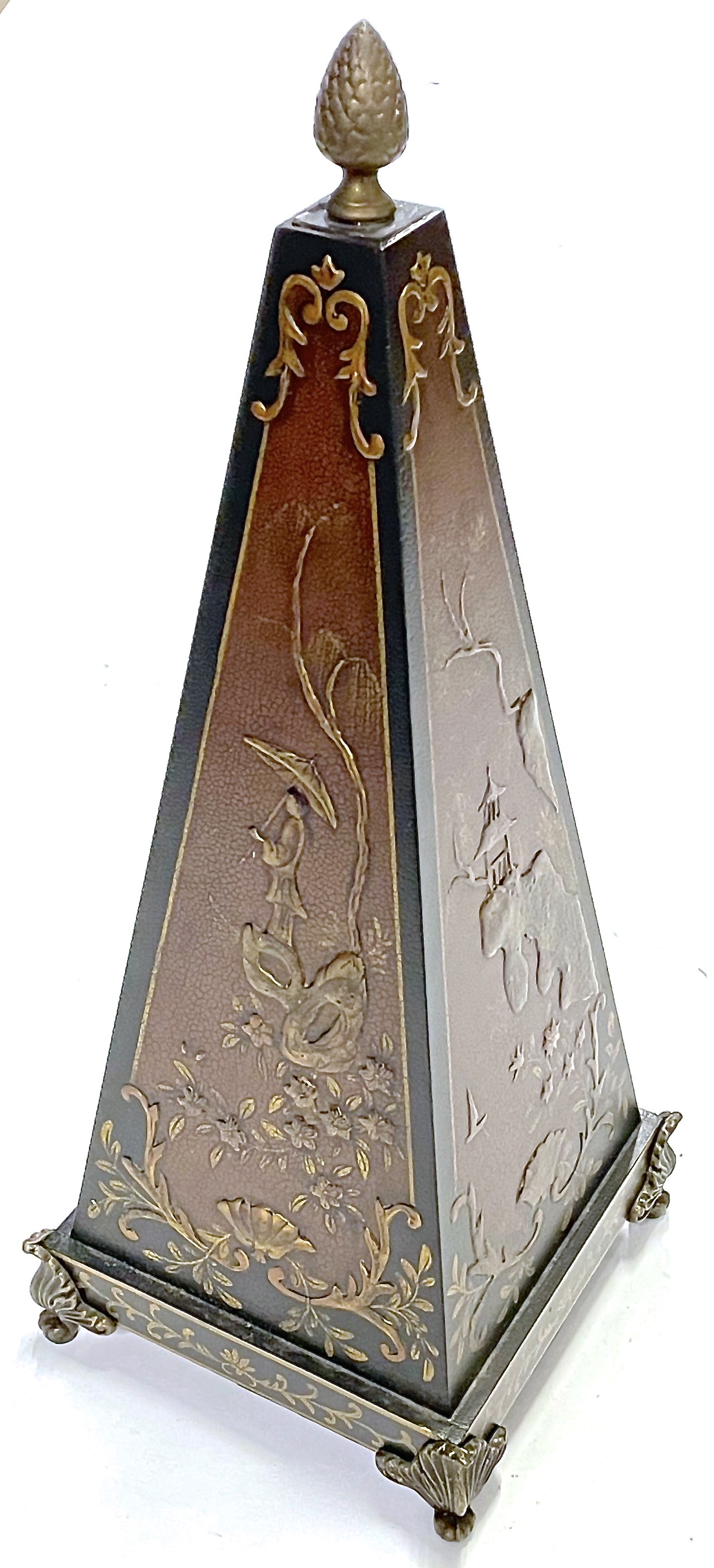 Chinoiserie Style Obelisk~P77615865