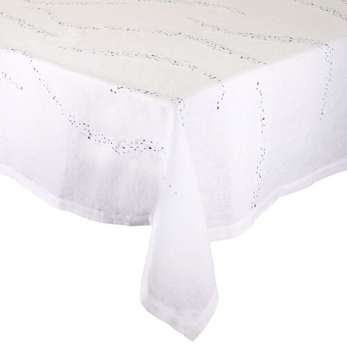 Pin Dot Linen Tablecloth