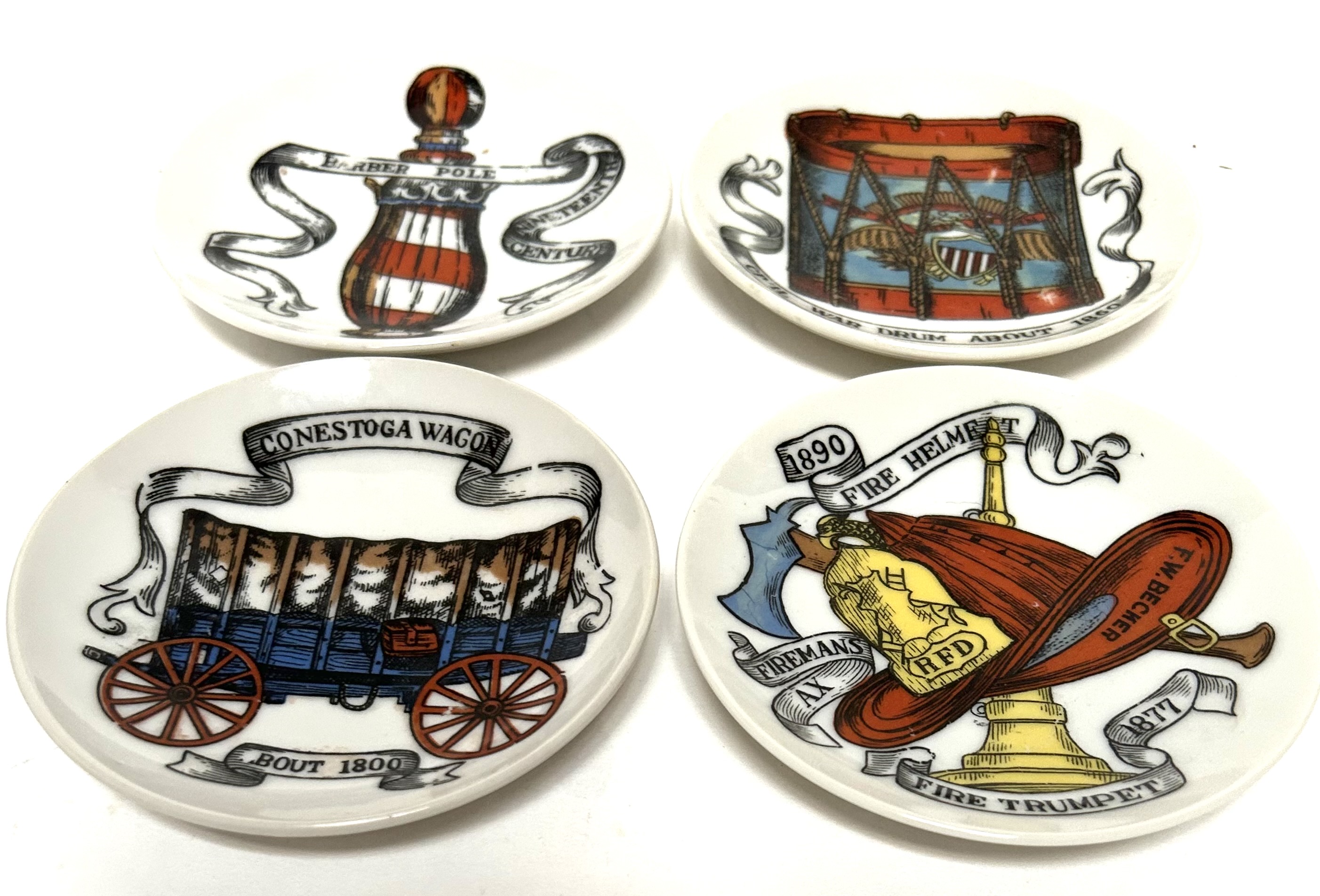 Fornasetti/Style MCM Americana Coasters~P77701831