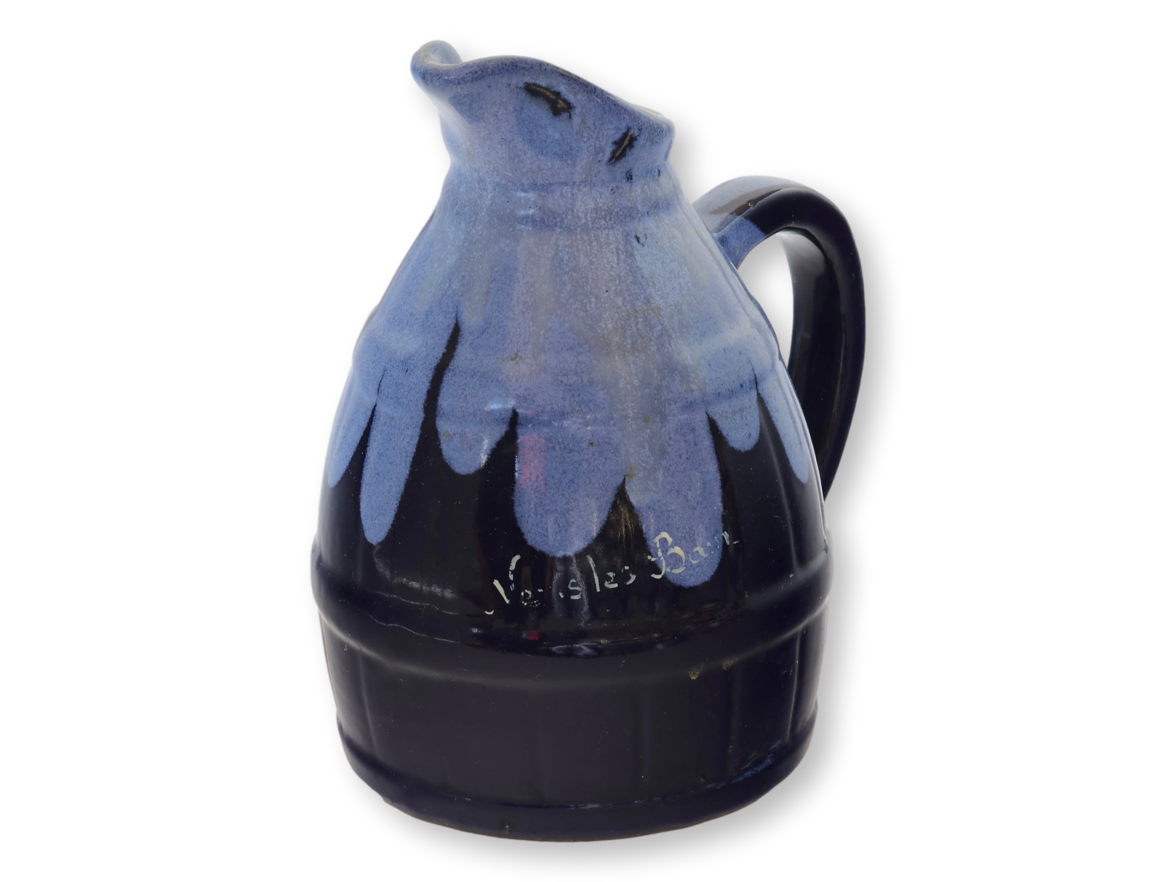 Antique French Drip Glaze Stoneware Jug~P77714156