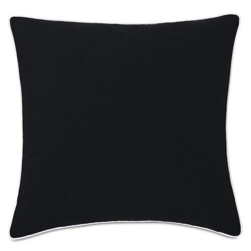 Riley 20x20 Outdoor Pillow, Black~P77617411