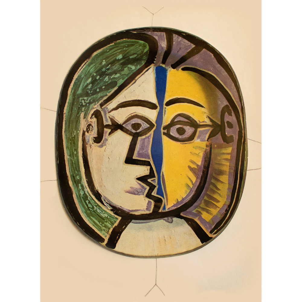 1950 Picasso, Print of Ceramic Plate N18~P77660521