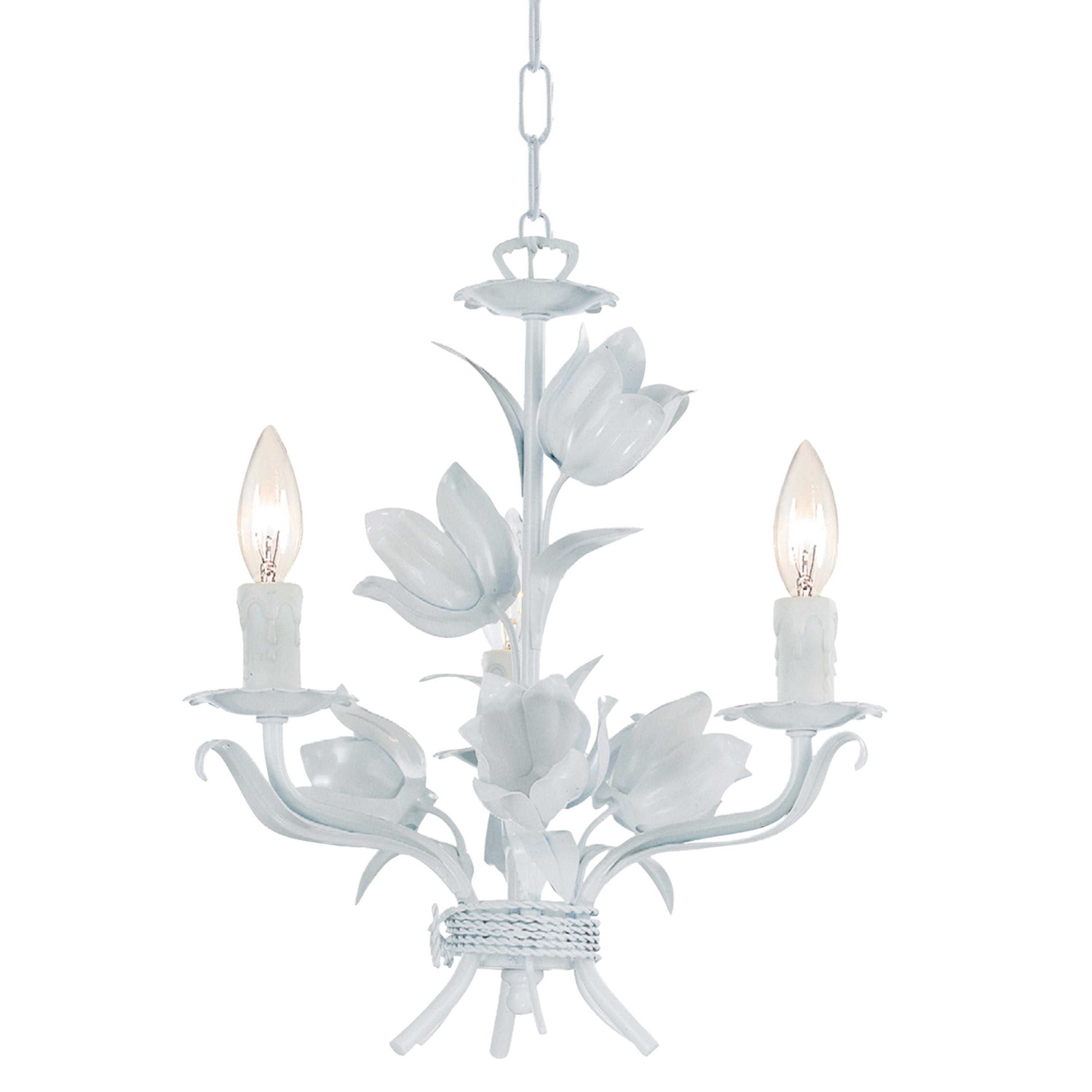 Amour 3 Light Chandelier White One