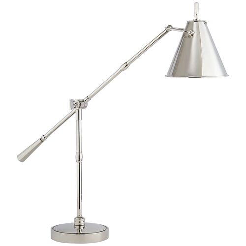 Goodman Table Lamp, Polished Nickel Goodman Table Lamp, Polished Nickel