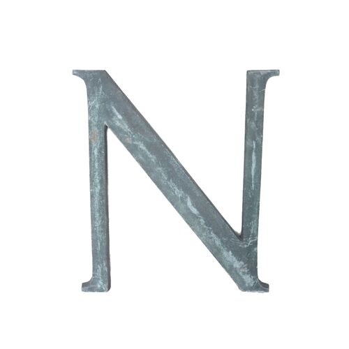 19th Century French Bronze Letter "N"~P77590942