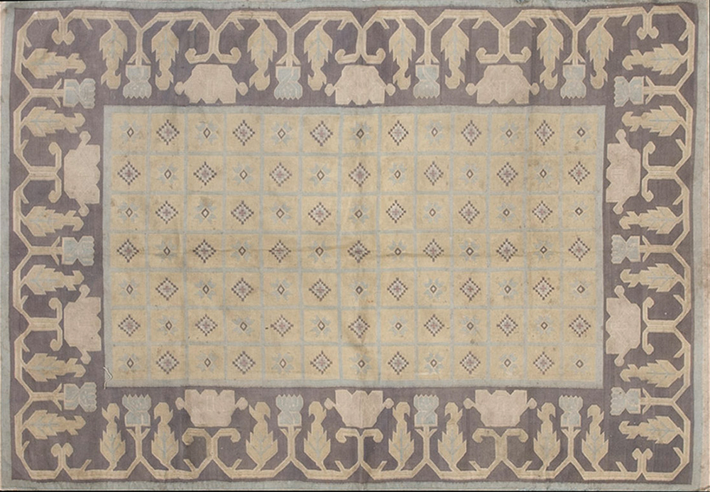 Indian Dhurrie Rug 6'10" X 4'8"~P77610420