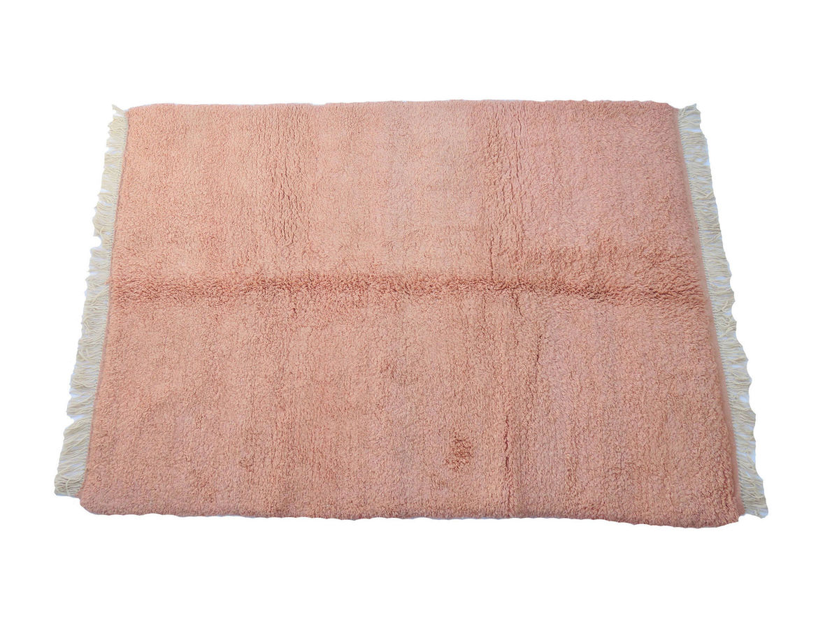 5'6"x8'10" Blush Wool Moroccan Rug~P77617365