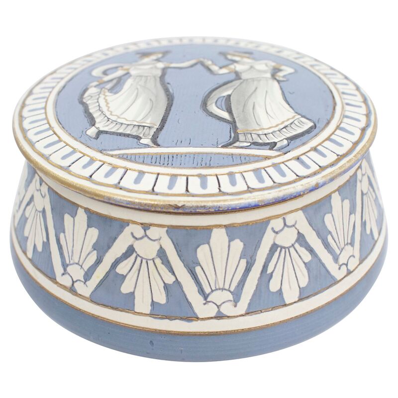 Deruta Pottery Neoclassical Box