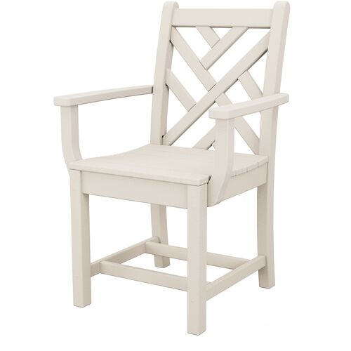 Chippendale Outdoor Dining Armchair, Sand~P45911354