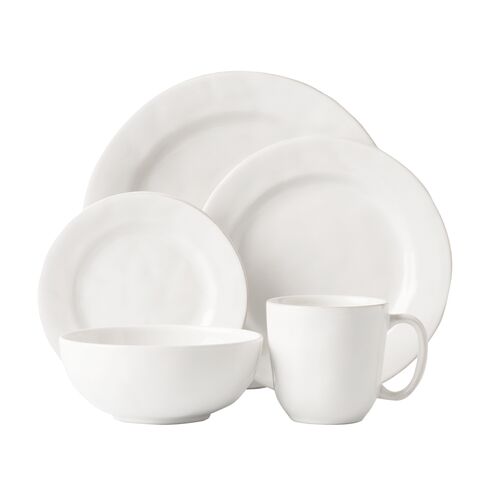 Puro Place Setting, Whitewash