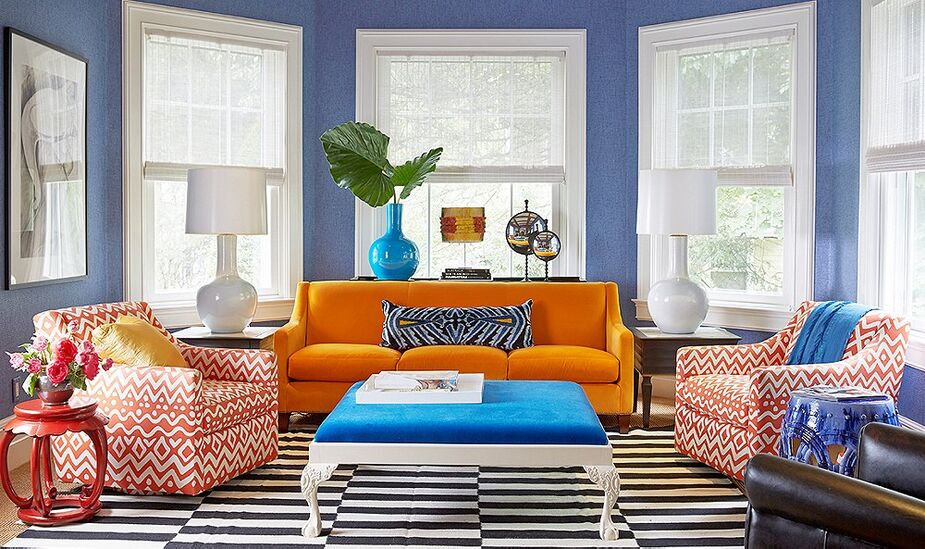 Bring a striking Mediterranean color palette to your wall! Hues