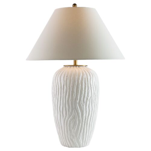 Montana 33" Table Lamp, White