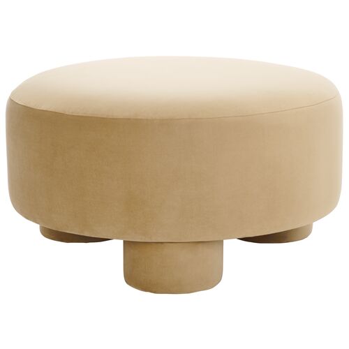 Lista Velvet Cocktail Ottoman