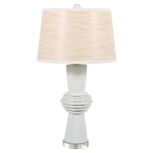 Adelaide Table Lamp, Glossy White~P111111716