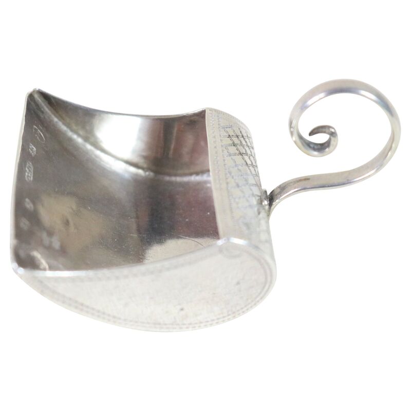 Sterling Silver English Caddy Spoon