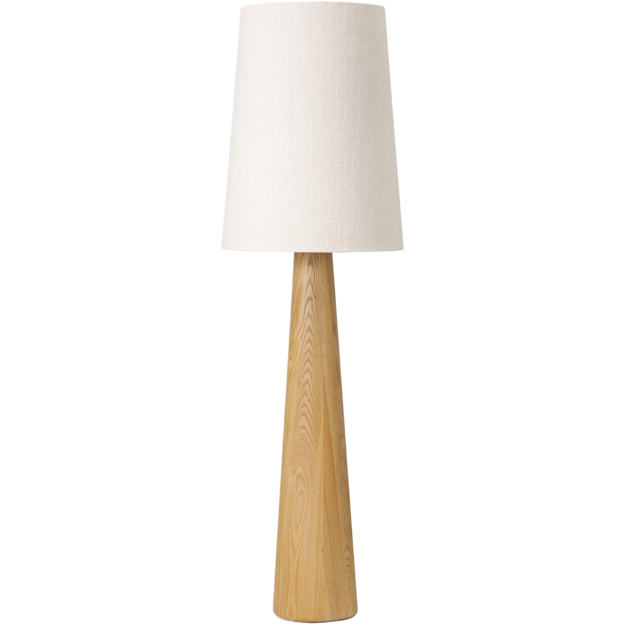 Soluna Drum Floor Lamp, Light Oak