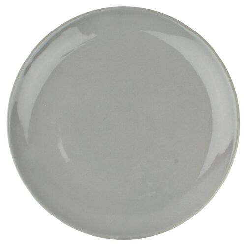S/4 Shell Bisque Salad Plates, Gray~P77452534~P77452534
