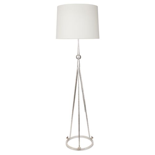 Celia Tripod Floor Lamp, Silver~P77004881