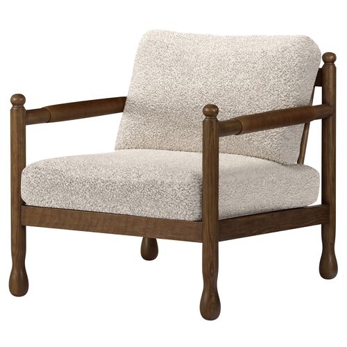 Amy Faux Shearling Occasional Chair Amy Faux Shearling Occasional Chair