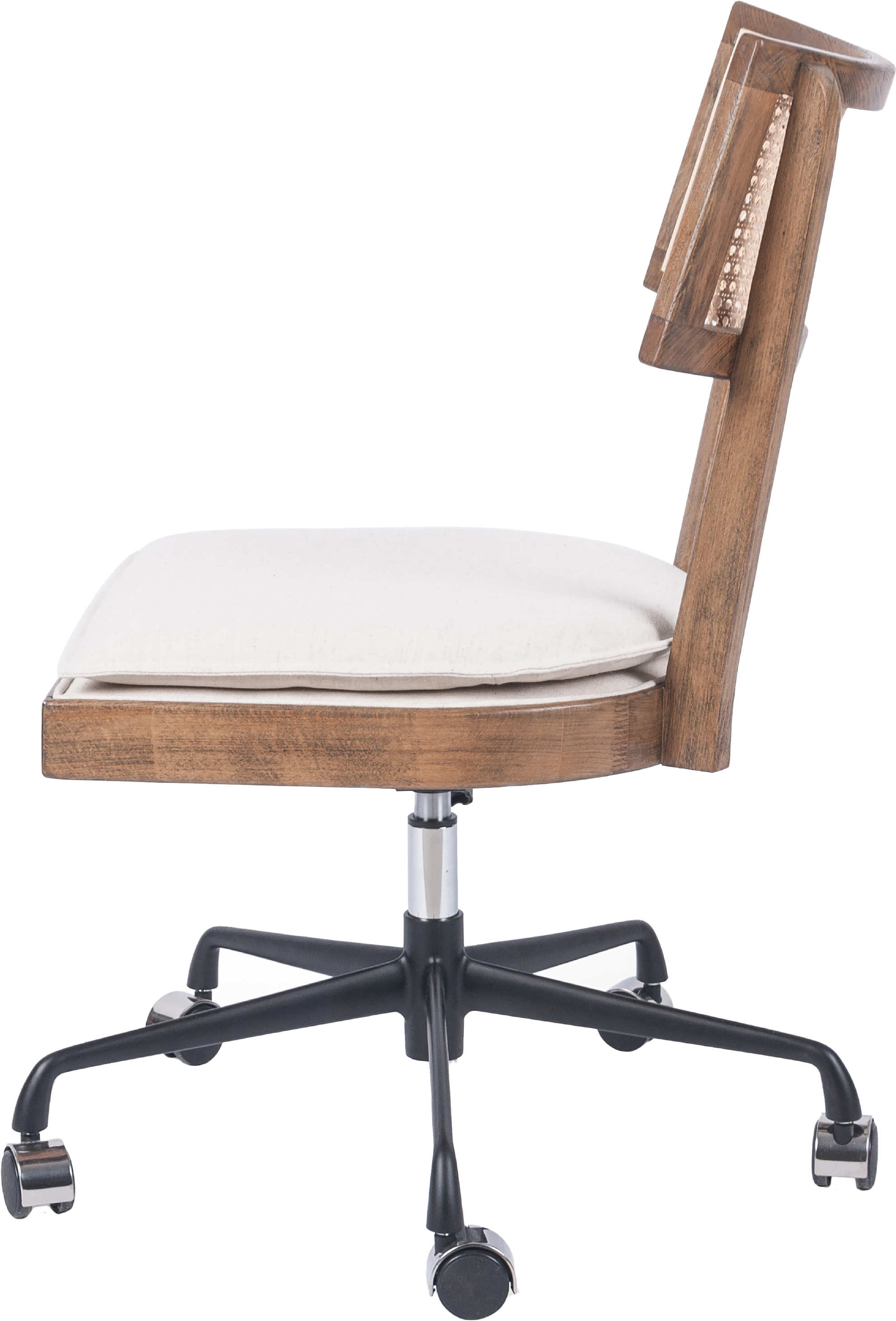 Caned desk online chair