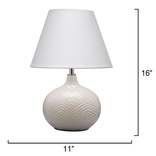 Fern Table Lamp, Ceramic Fern Table Lamp, Ceramic