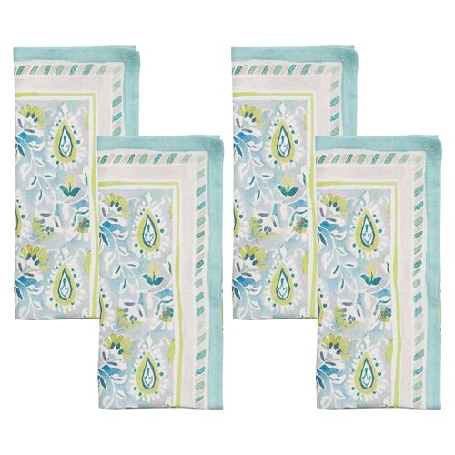 S/4 Mira Linen Napkins