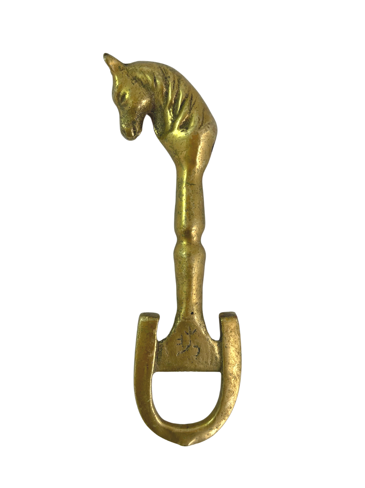 Mid-Century Brass Equestrian Opener~P77645256