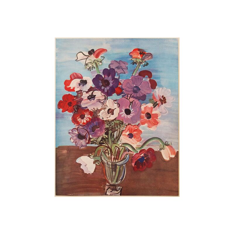 1940s Raoul Dufy, Bouquet