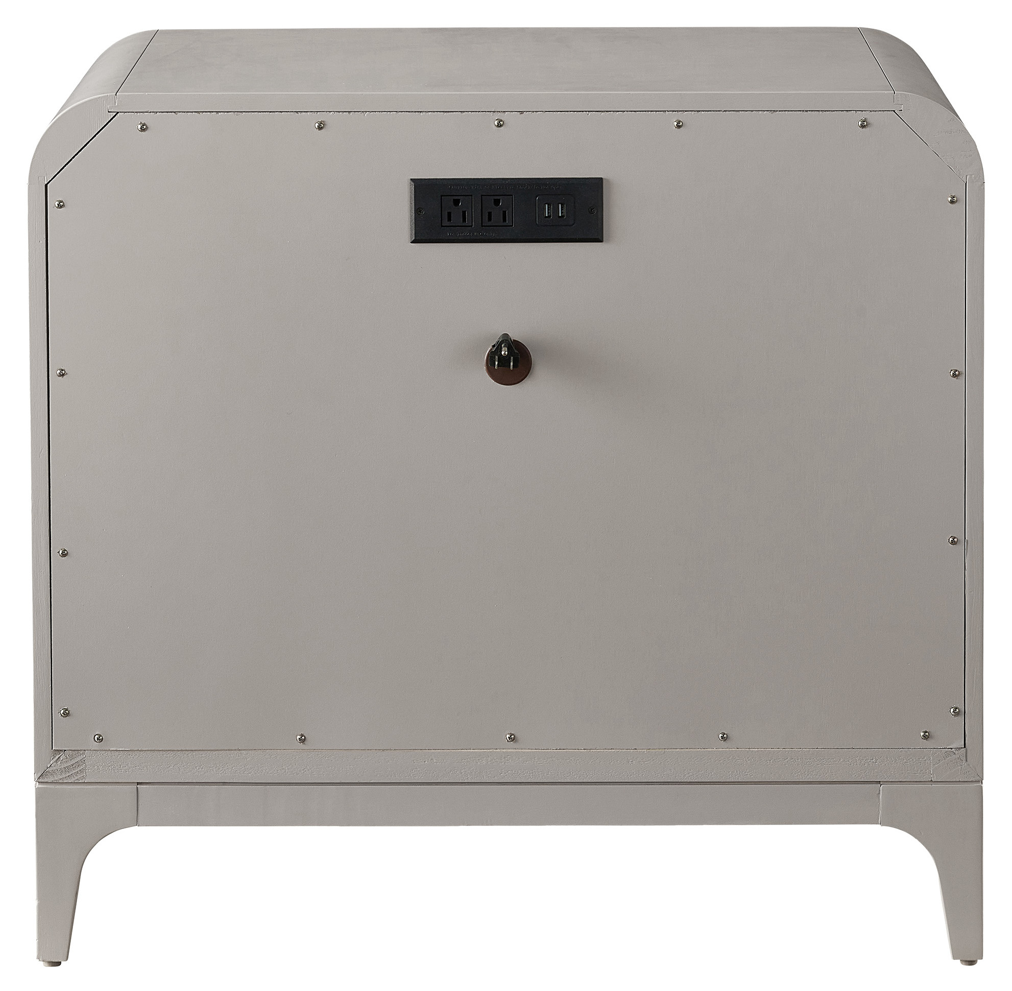 Tranquility 3-Drawer Nightstand in Gray Moonstone