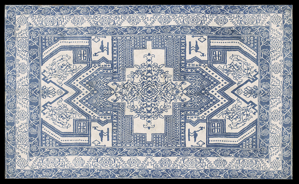 Antique Agra Indian Rug 4' 0" x 6' 6"~P77475950