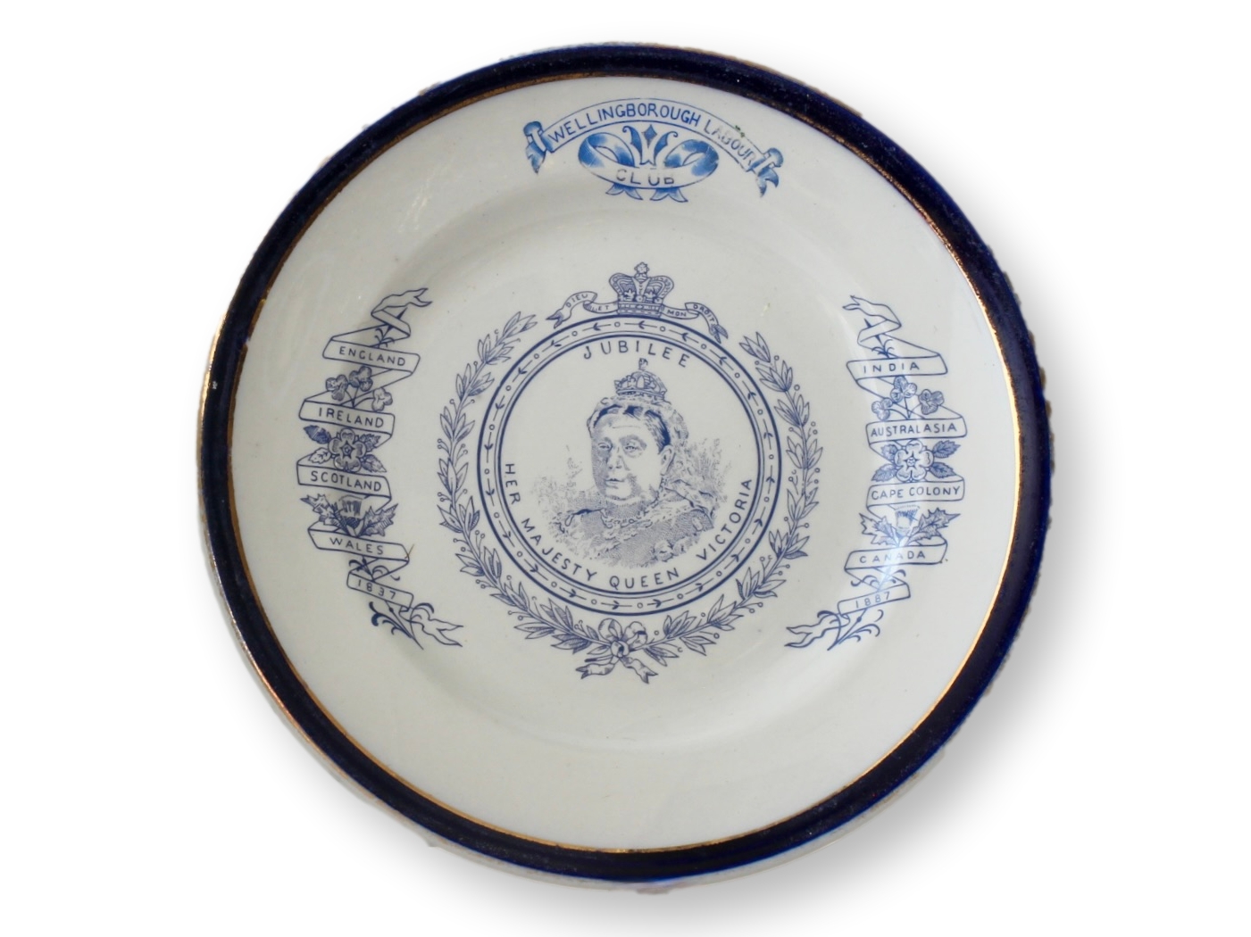 1887 Queen Victoria Golden Jubilee Plate~P77719256