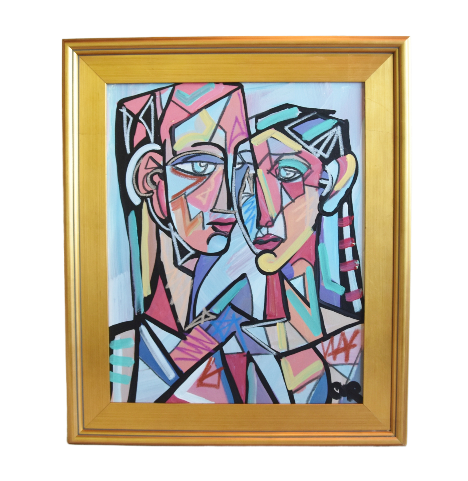 Contemporary Cubism Portraits Painting~P77683490