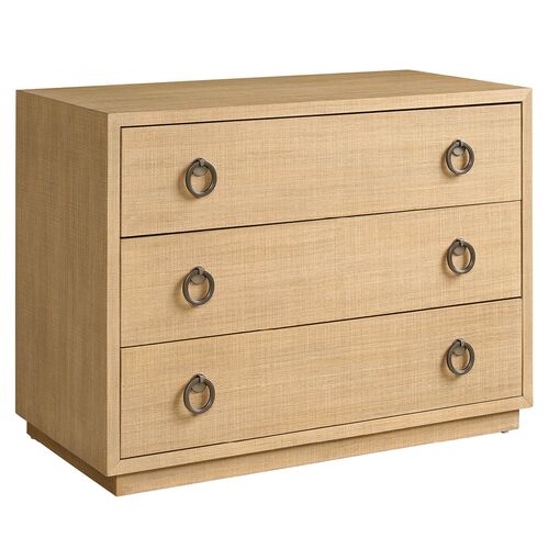 Veridian Geralt 3-Drawer Linen Chest, Skylark