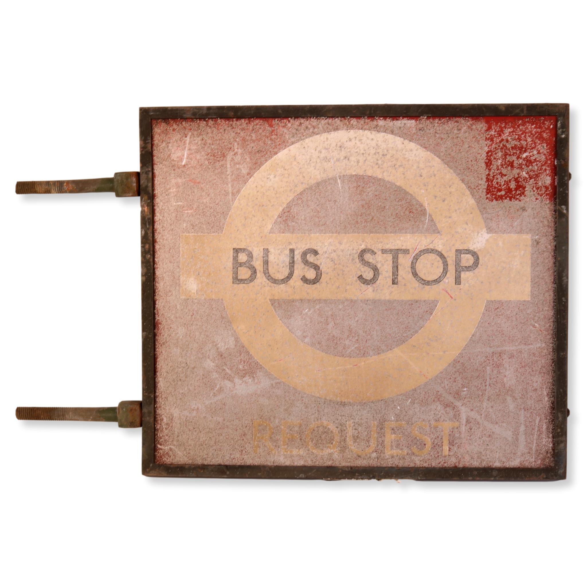 Midcentury London Bus Stop Sign~P77618565