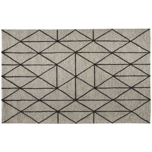 Emmy Hand-Tufted Rug, Charcoal/Gray~P77607337