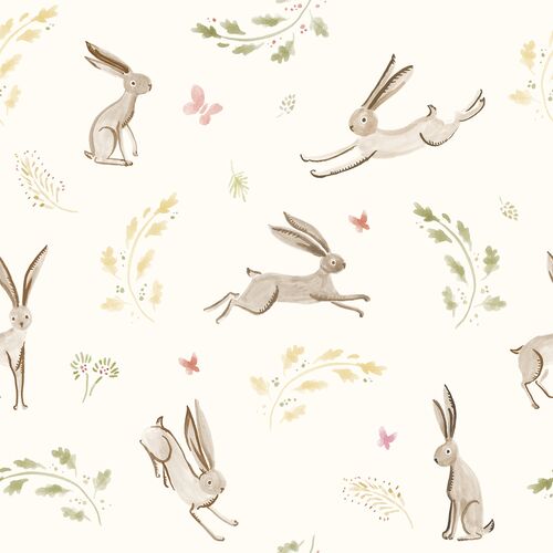 Springtime for Bunnies Wallpaper
