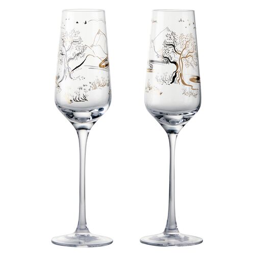 Skye Champagne Flutes, Set of 2