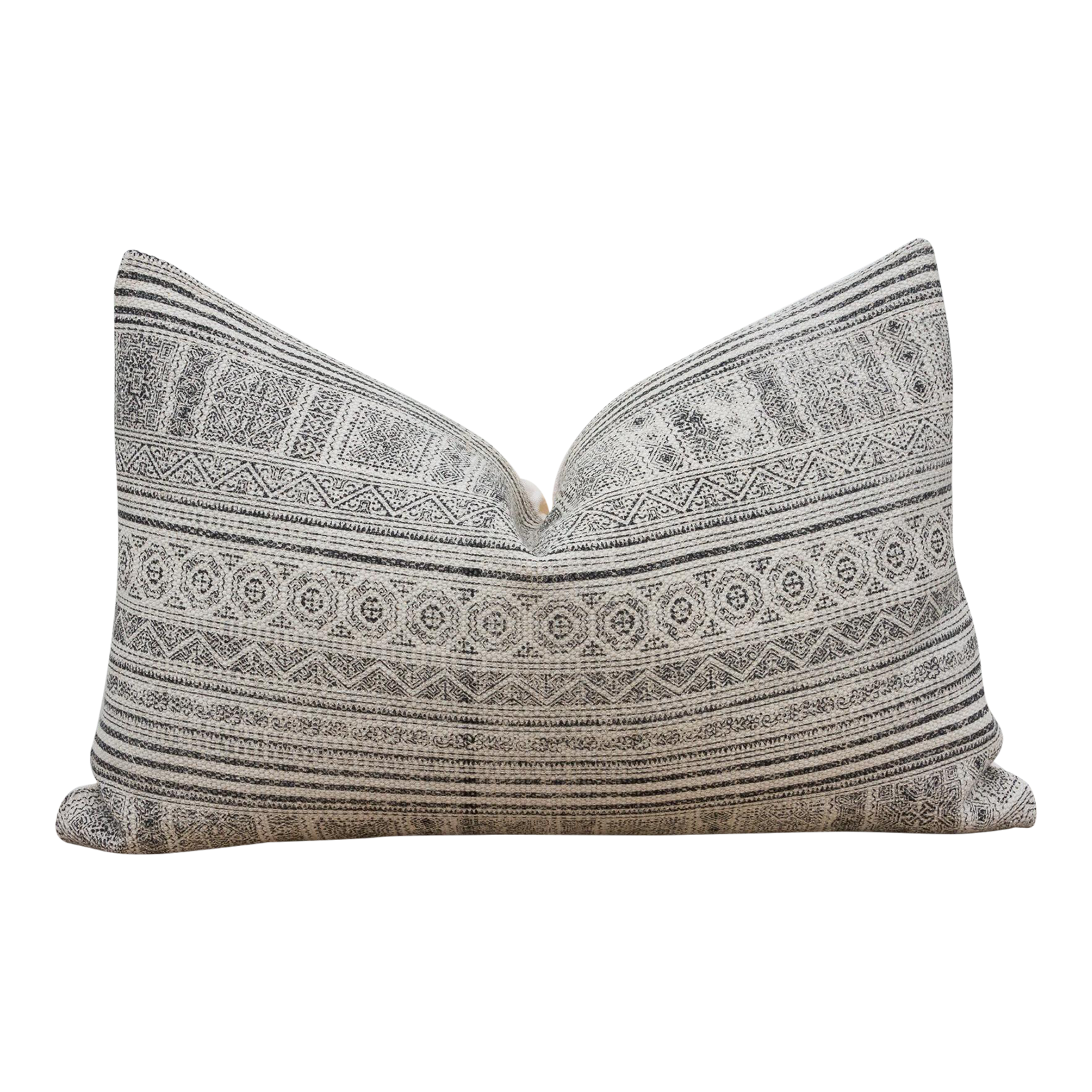 Badal Indian Dhurrie Block Print Pillow~P77658014