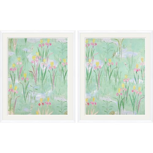 Paule Marrot, Fleurs Vertes I & II Variation I