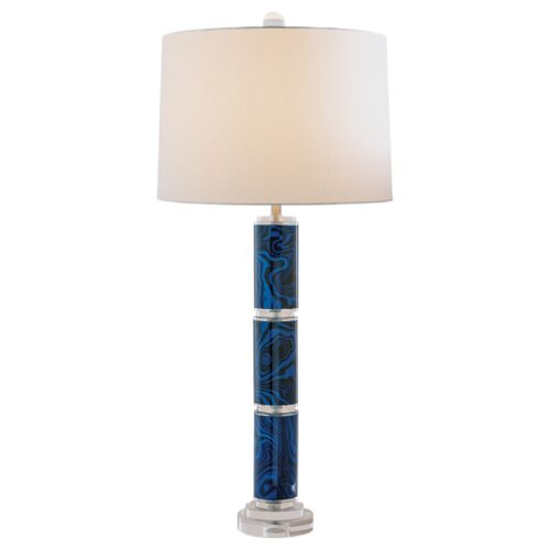 Malachite 34" Table Lamp