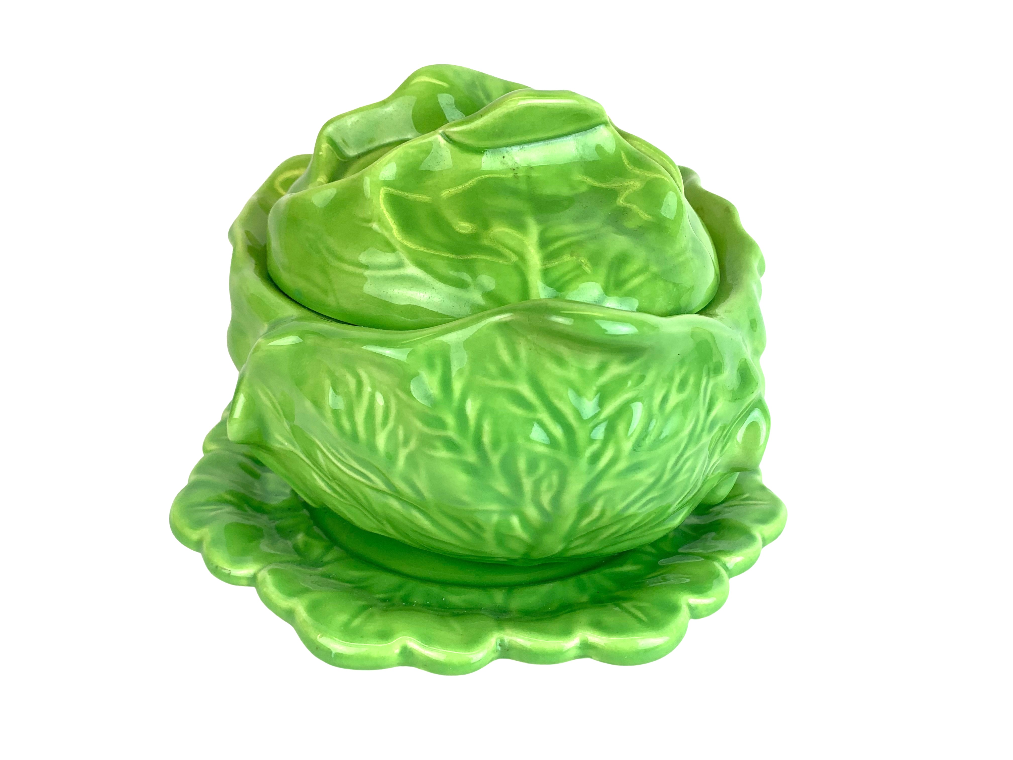 Cabbage Bowl Lidded Serving Bowl~P77634873