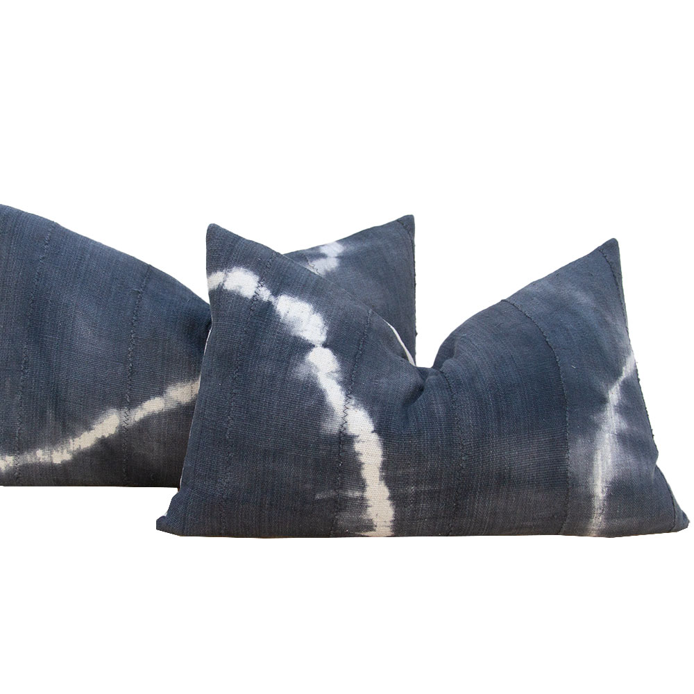 Vintage Stone Indigo Lumbar Pillows Vintage Stone Indigo Lumbar Pillows~P77754780