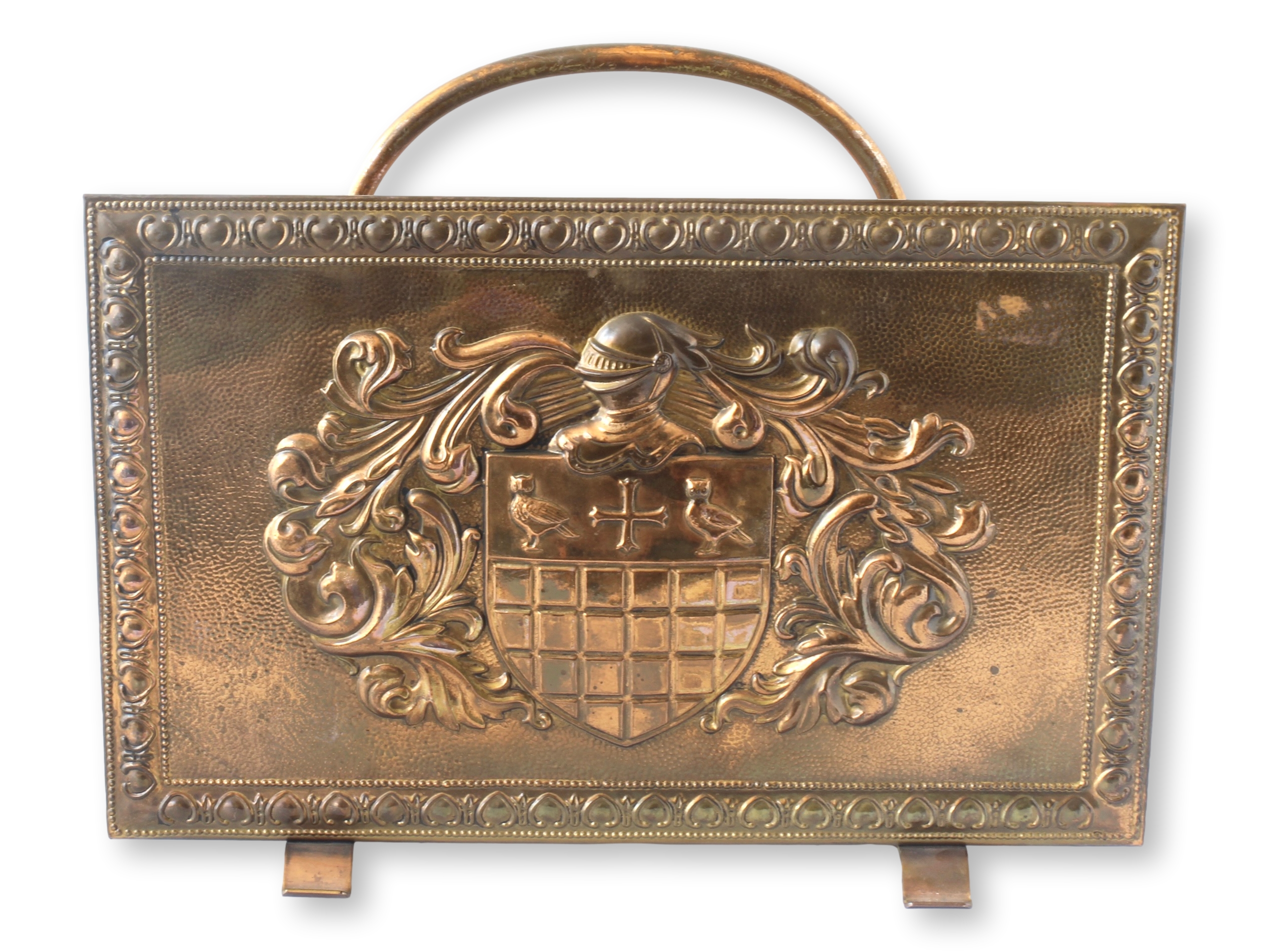1930s French Coat of Arms Magazine Rack~P77708268