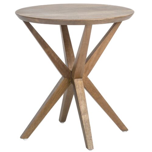 Adrian End Table, Brindled Ash