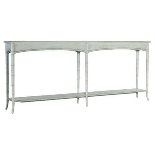 Charleston Console Table, Haint Blue