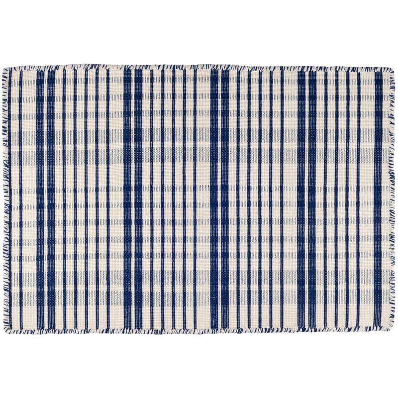 Mark D. Sikes - Guilford Handwoven Rug, Navy | One Kings Lane